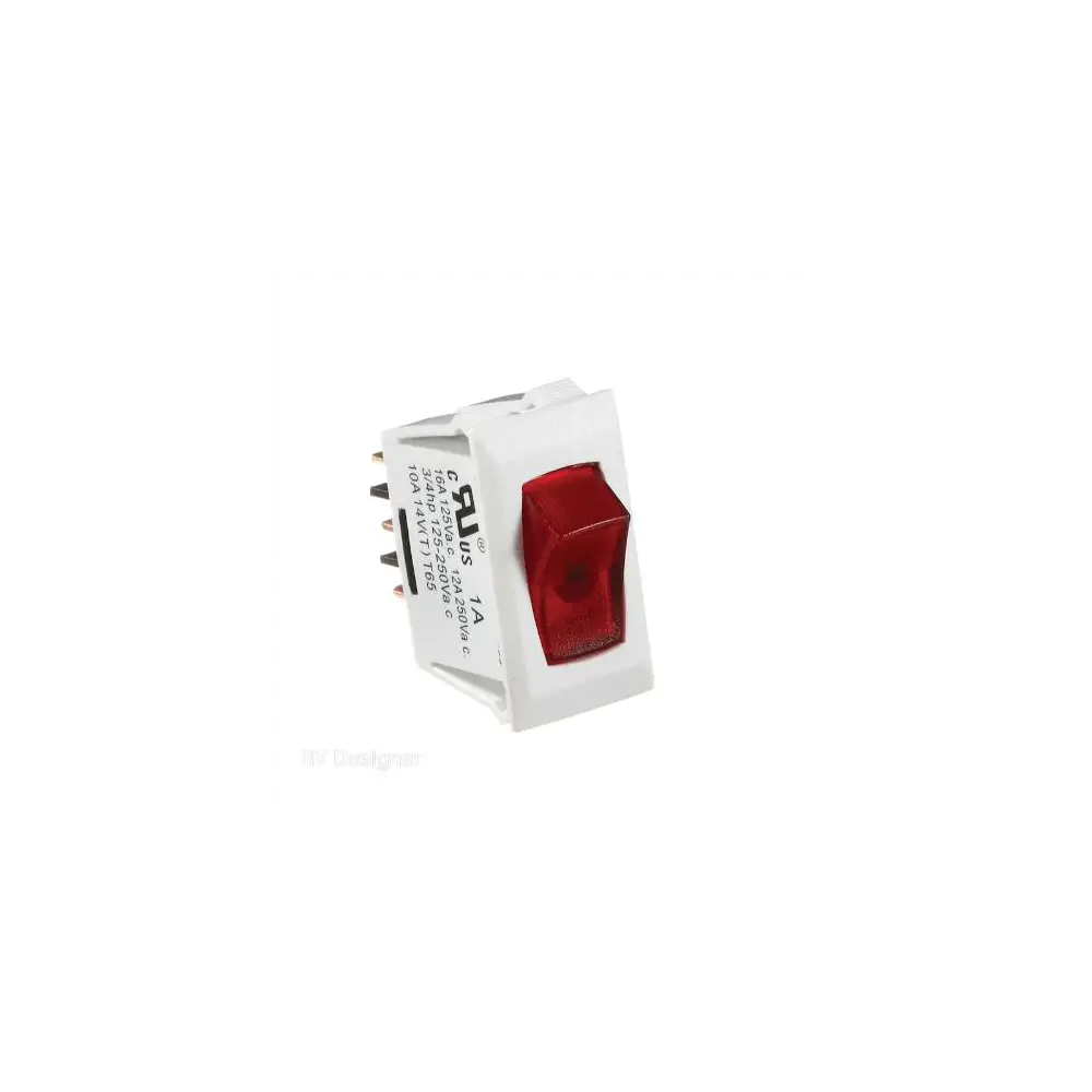 10A Rocker Switch - White - RVDS241